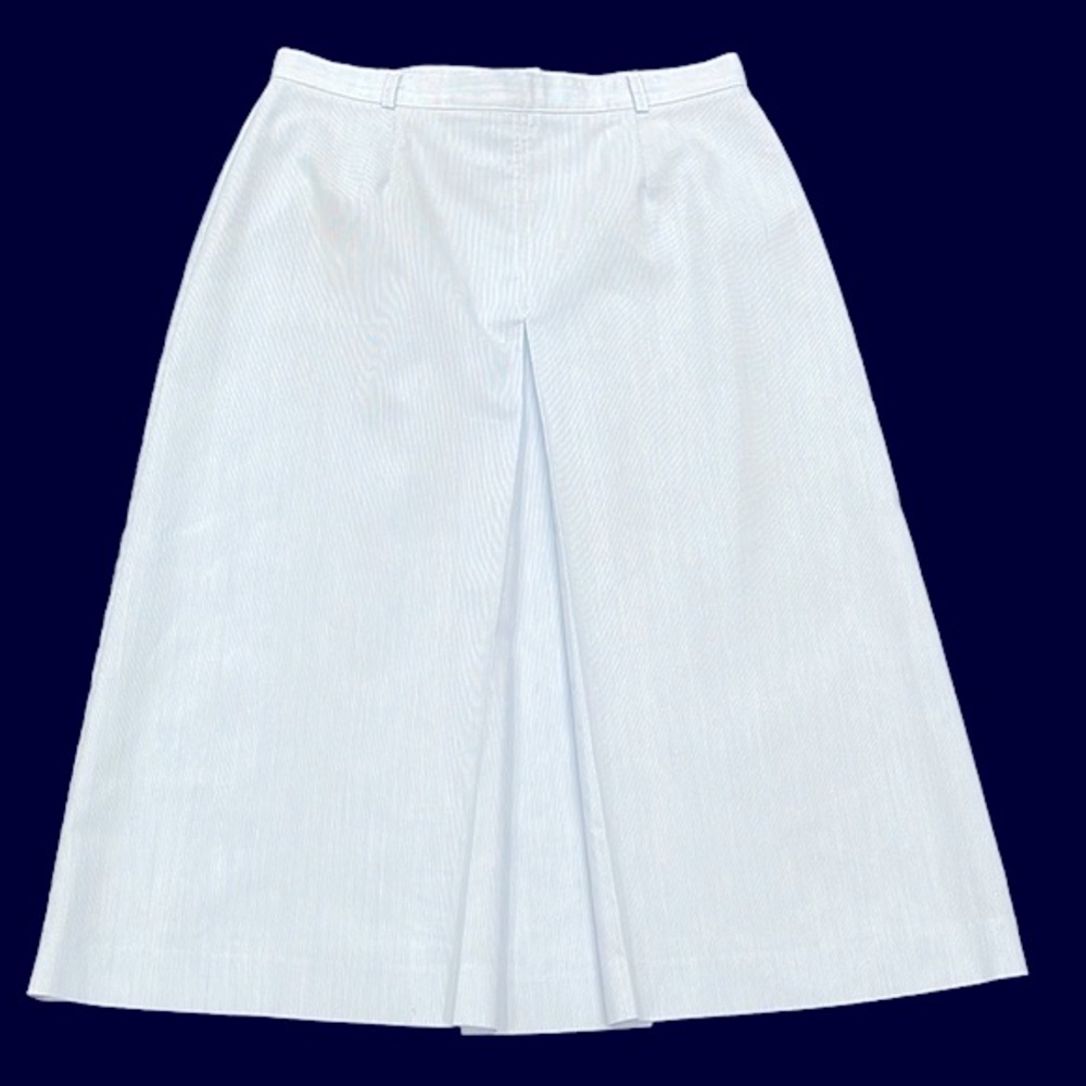 ๐๐SOLD Vintage 70s Blue Pinstripe Ship n Shore Skirt - Picture 2 of 16